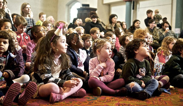 audience of children