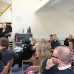 Gary Smith speaking in Culture Republic offices