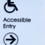 Wheelchair access sign by WELS net (CC.20)